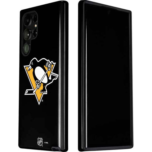NHL Pittsburgh Penguins Solid Background Galaxy S22 Ultra Pro Case