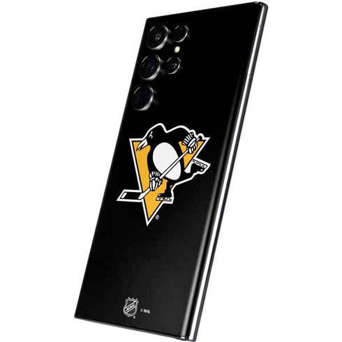 NHL Pittsburgh Penguins Solid Background Galaxy S22 Ultra Skin