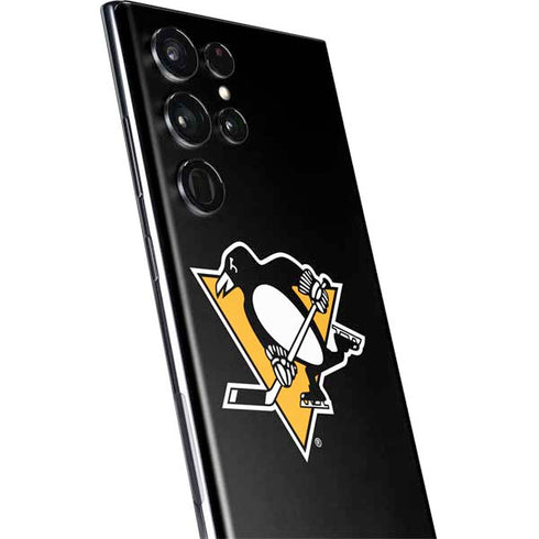 NHL Pittsburgh Penguins Solid Background Galaxy S22 Ultra Skin
