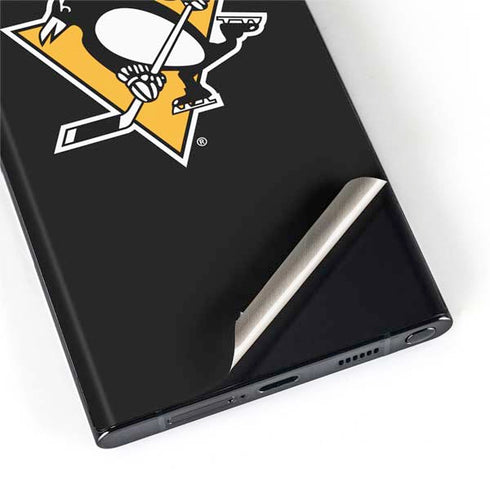 NHL Pittsburgh Penguins Solid Background Galaxy S22 Ultra Skin