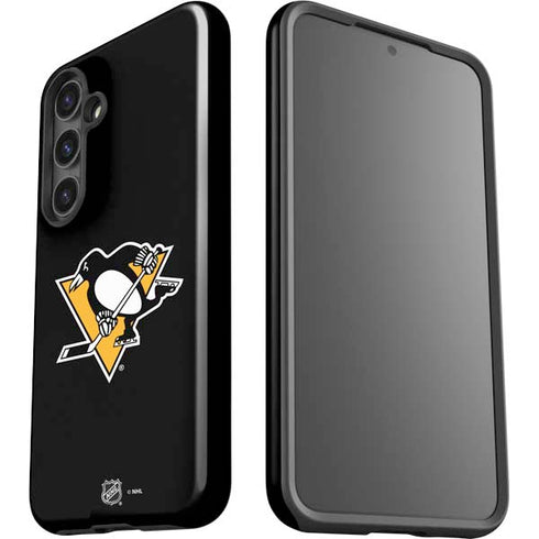 NHL Pittsburgh Penguins Solid Background Galaxy S24 Impact Case