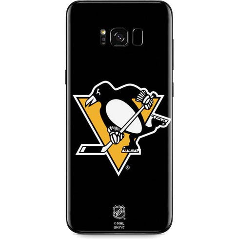 NHL Pittsburgh Penguins Solid Background Galaxy S8 Plus Skin