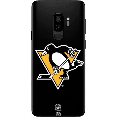 NHL Pittsburgh Penguins Solid Background Galaxy S9 Plus Skin