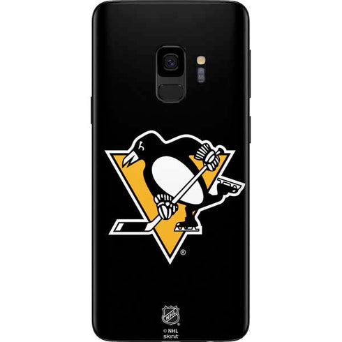 NHL Pittsburgh Penguins Solid Background Galaxy S9 Skin