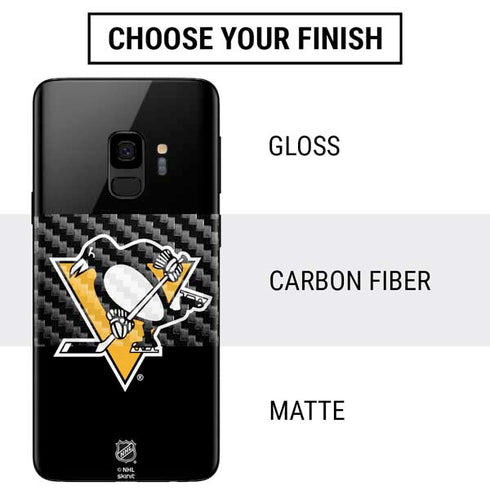 NHL Pittsburgh Penguins Solid Background Galaxy S9 Skin