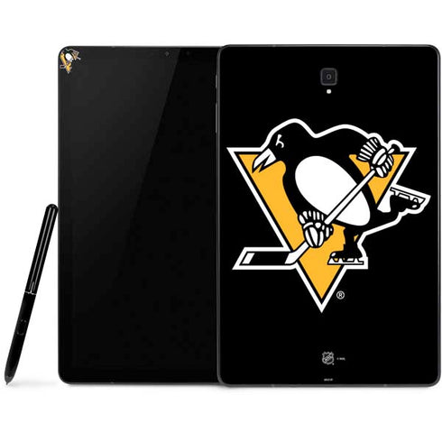 NHL Pittsburgh Penguins Solid Background Samsung Galaxy Tab Skin