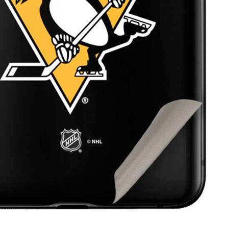 NHL Pittsburgh Penguins Solid Background Galaxy Z Flip Skin