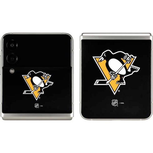 NHL Pittsburgh Penguins Solid Background Galaxy Z Flip3 5G Skin