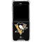 NHL Pittsburgh Penguins Solid Background Galaxy Z Flip5 5G Clear Case