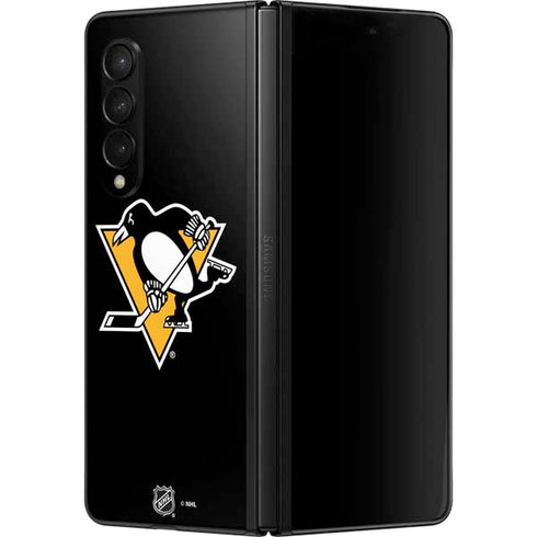 NHL Pittsburgh Penguins Solid Background Galaxy Z Fold3 5G Skin