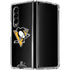 NHL Pittsburgh Penguins Solid Background Galaxy Z Fold4 5G Clear Case