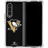 NHL Pittsburgh Penguins Solid Background Galaxy Z Fold4 5G Clear Case
