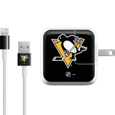 NHL Pittsburgh Penguins Solid Background iPad Charger (10W USB) Skin