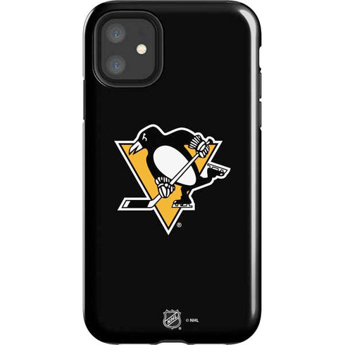 NHL Pittsburgh Penguins Solid Background iPhone 11 Impact Case