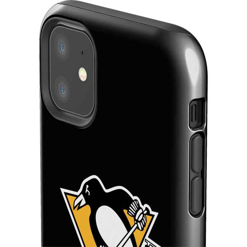 NHL Pittsburgh Penguins Solid Background iPhone 11 Impact Case