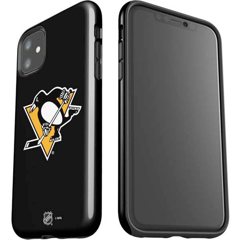 NHL Pittsburgh Penguins Solid Background iPhone 11 Impact Case