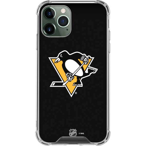 NHL Pittsburgh Penguins Solid Background iPhone 11 Pro Max Clear Case