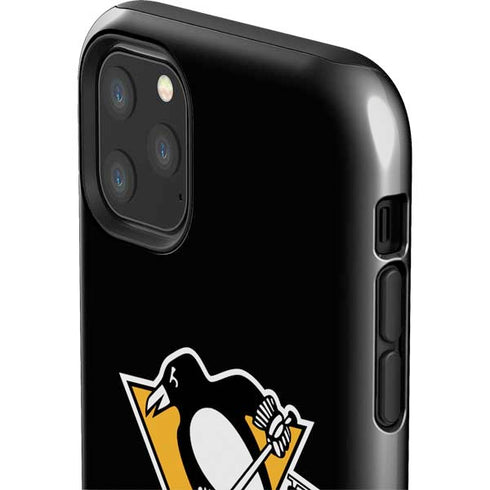 NHL Pittsburgh Penguins Solid Background iPhone 11 Pro Max Impact Case