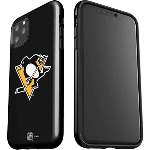 NHL Pittsburgh Penguins Solid Background iPhone 11 Pro Max Impact Case