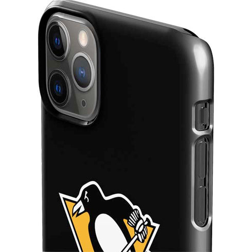 NHL Pittsburgh Penguins Solid Background iPhone 11 Pro Max Lite Case