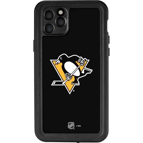 NHL Pittsburgh Penguins Solid Background iPhone 11 Pro Max Waterproof Case