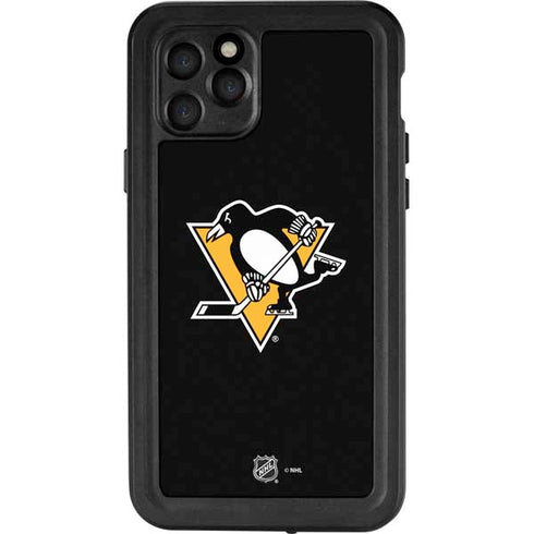 NHL Pittsburgh Penguins Solid Background iPhone 11 Pro Waterproof Case