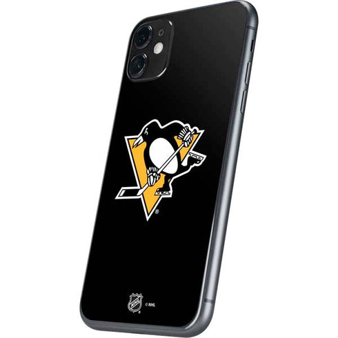 NHL Pittsburgh Penguins Solid Background iPhone 11 Skin