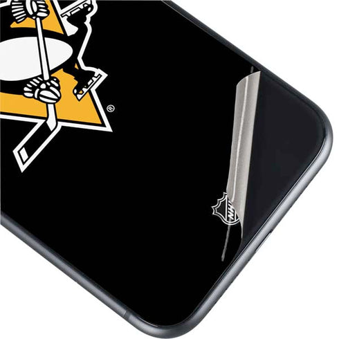 NHL Pittsburgh Penguins Solid Background iPhone 11 Skin