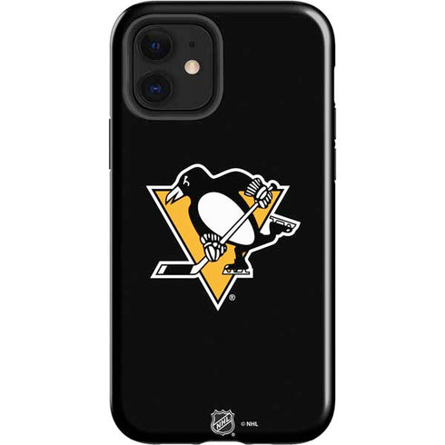 NHL Pittsburgh Penguins Solid Background iPhone 12 Impact Case