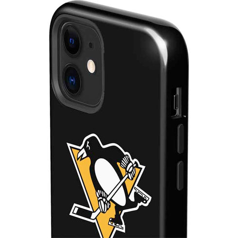 NHL Pittsburgh Penguins Solid Background iPhone 12 Impact Case