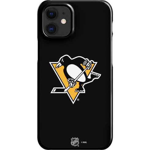 NHL Pittsburgh Penguins Solid Background iPhone 12 Mini Lite Case