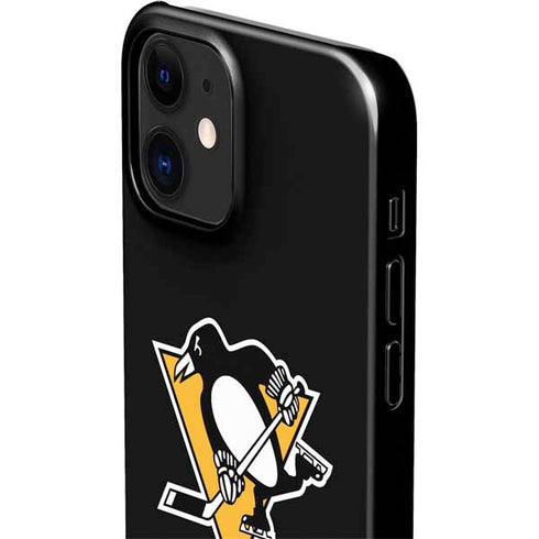 NHL Pittsburgh Penguins Solid Background iPhone 12 Mini Lite Case