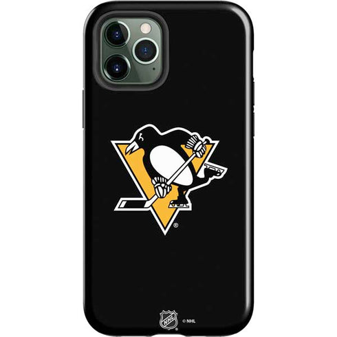 NHL Pittsburgh Penguins Solid Background iPhone 12 Pro Max Impact Case
