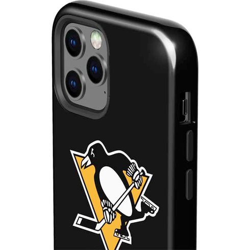 NHL Pittsburgh Penguins Solid Background iPhone 12 Pro Max Impact Case