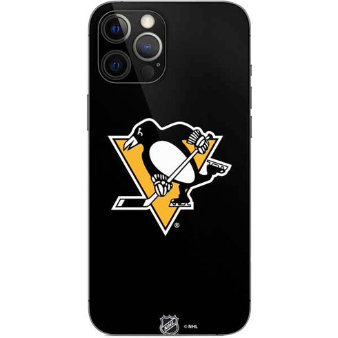 NHL Pittsburgh Penguins Solid Background iPhone 12 Pro Max Skin