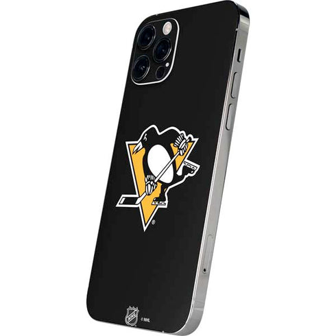 NHL Pittsburgh Penguins Solid Background iPhone 12 Pro Max Skin