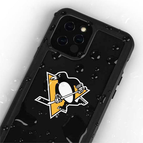 NHL Pittsburgh Penguins Solid Background iPhone 12 Pro Max Waterproof Case