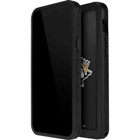 NHL Pittsburgh Penguins Solid Background iPhone 12 Pro Waterproof Case