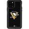 NHL Pittsburgh Penguins Solid Background iPhone 12 Pro Waterproof Case