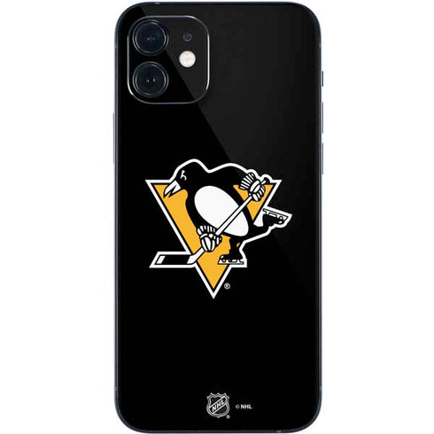 NHL Pittsburgh Penguins Solid Background iPhone 12 Skin