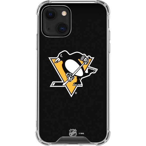 NHL Pittsburgh Penguins Solid Background iPhone 14 Clear Case
