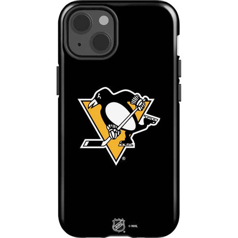 NHL Pittsburgh Penguins Solid Background iPhone 15 Impact Case