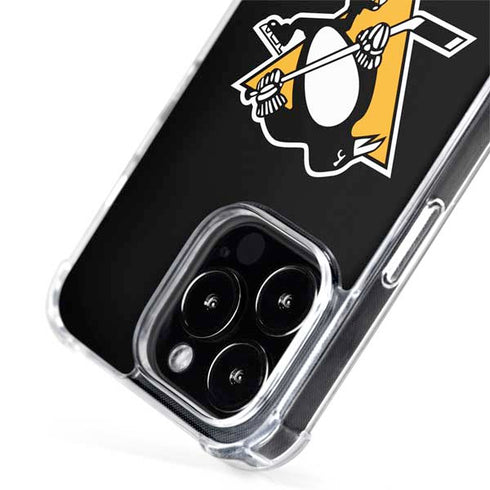 NHL Pittsburgh Penguins Solid Background iPhone 14 Pro Max MagSafe Case