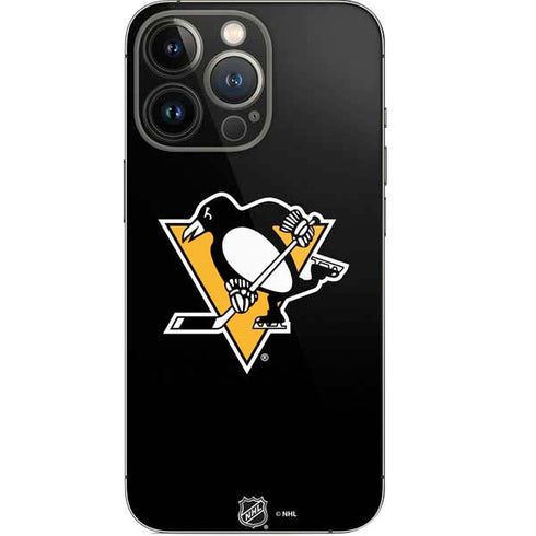 NHL Pittsburgh Penguins Solid Background iPhone 15 Pro Skin