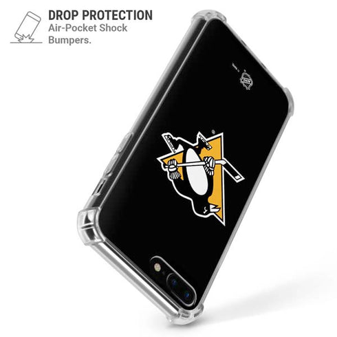 NHL Pittsburgh Penguins Solid Background iPhone 7/8 Plus Clear Case