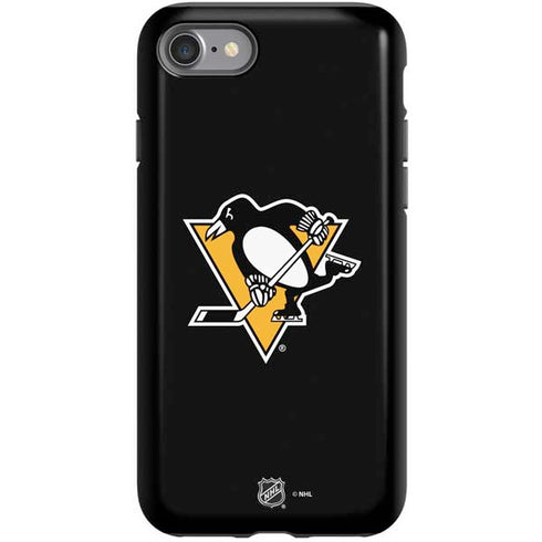 NHL Pittsburgh Penguins Solid Background iPhone SE (2nd & 3rd Gen) Pro Case