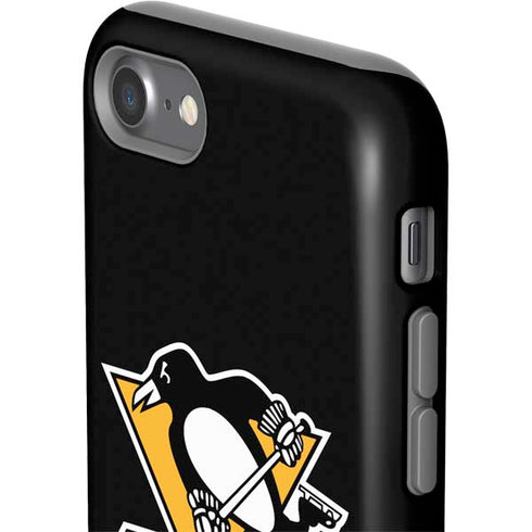 NHL Pittsburgh Penguins Solid Background iPhone SE (2nd & 3rd Gen) Pro Case