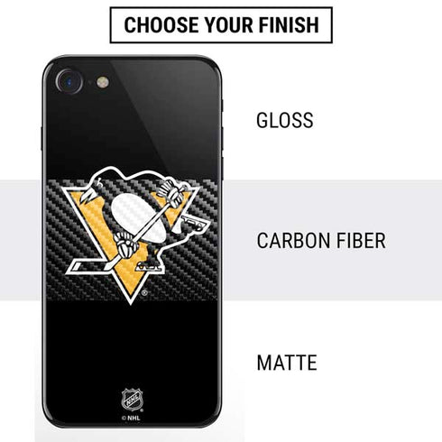 NHL Pittsburgh Penguins Solid Background iPhone SE (2nd & 3rd Gen) Skin