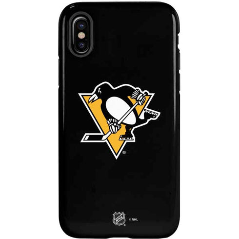 NHL Pittsburgh Penguins Solid Background iPhone X Pro Case
