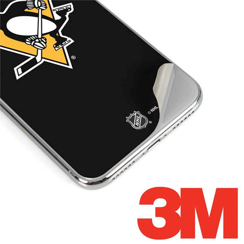 NHL Pittsburgh Penguins Solid Background iPhone XS Max Skin